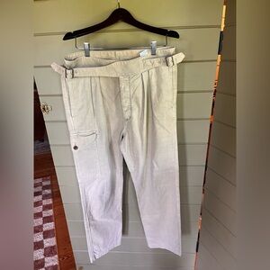 Banana Republic Tan Cargo Pants Lightweight Casual